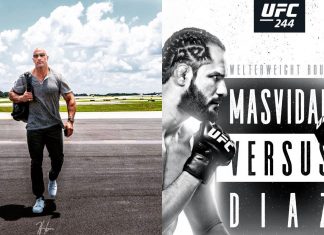 News: The Rock To Put Specially Designed Belt On The Diaz vs Masvidal Main Event Winner At UFC 244 In New York City